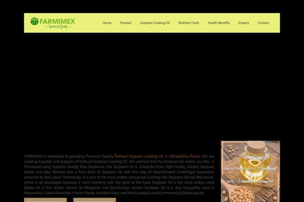 soybeancookingoil.com site used Farmimex