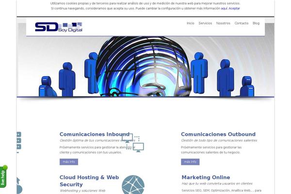 Divi Child theme site design template sample