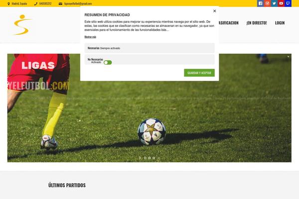Sports-club theme site design template sample