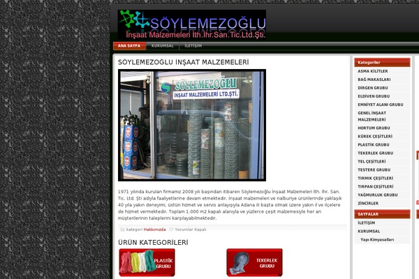 soylemezogluinsaat.com site used Soylemez