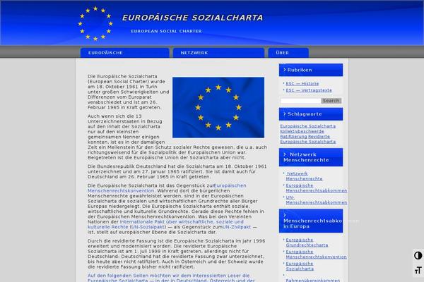 sozialcharta.eu site used Europamenschenrechte