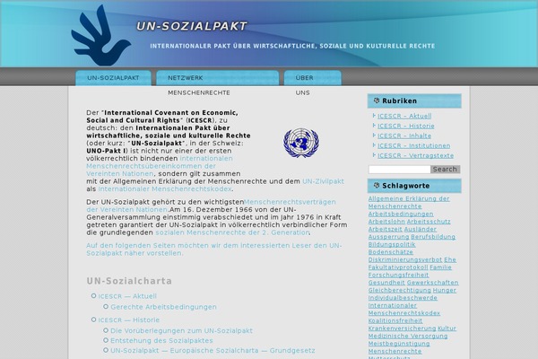 sozialpakt.info site used Menschenrechte