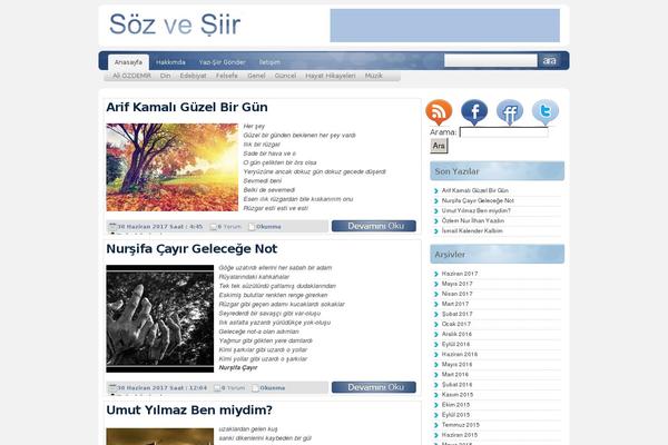 Twenty Eleven theme site design template sample