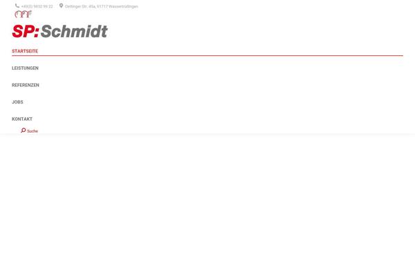 The7 Child theme site design template sample