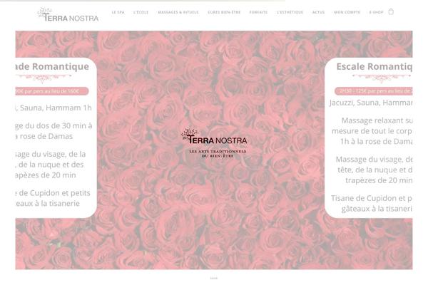 Kinetika theme site design template sample