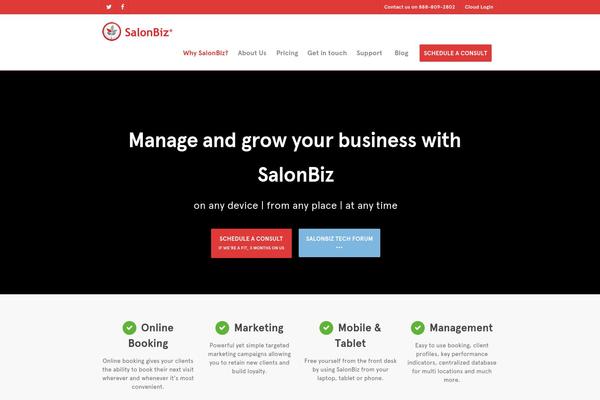 spabiz.net site used Salient_new