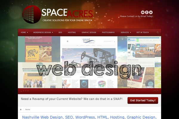 WordPress website example screenshot