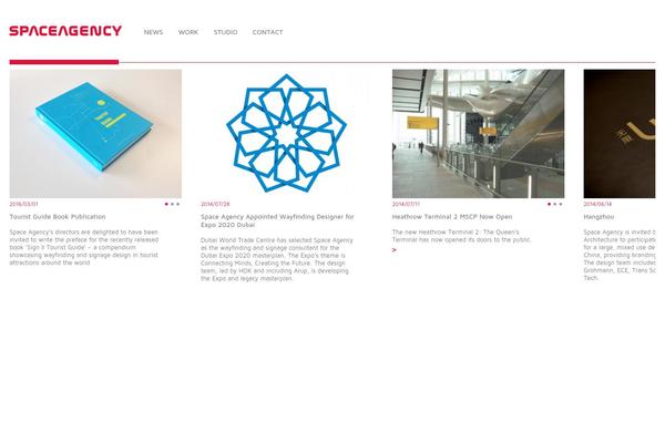 spaceagency theme websites examples