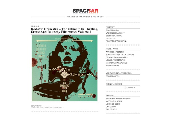 spacebar.nl site used Spacebar