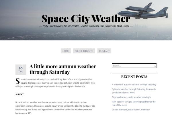WordPress website example screenshot