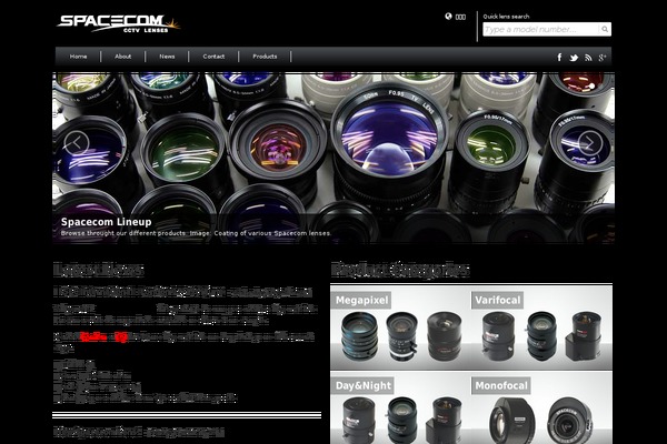 spacecom-lenses.com site used Spacecom