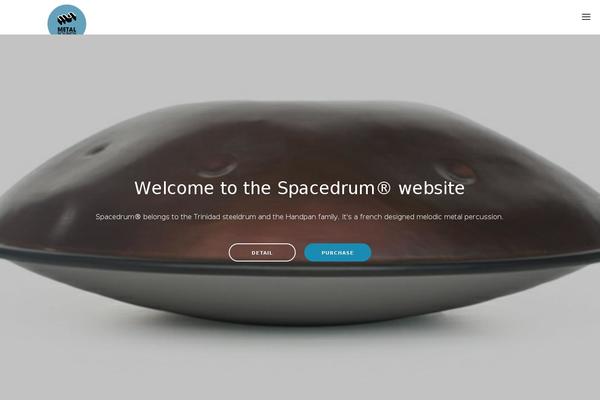 spacedrum.fr site used Steeldrum