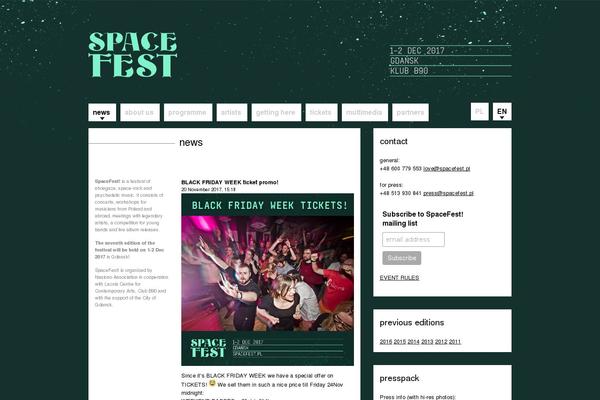spacefest.pl site used Sf