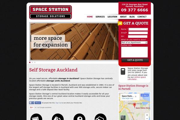 spacestationstorage theme websites examples