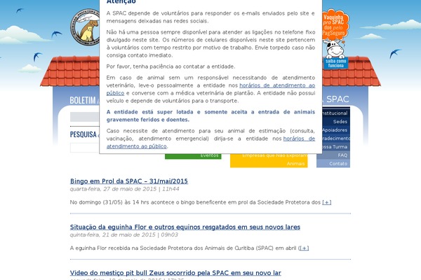 WordPress website example screenshot