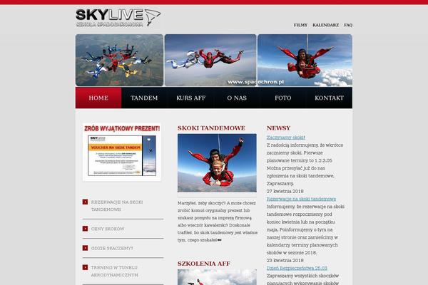 spadochron.pl site used Skylive
