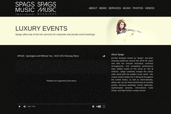 spagsmusic.com site used Tgcustom