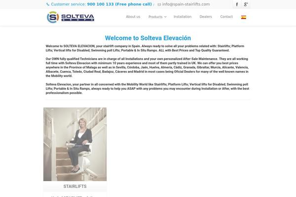 spain-stairlifts.com site used Solteva
