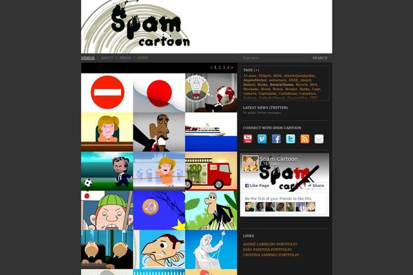 spamcartoon.com site used Spamc_theme