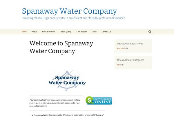 spanaway-water.org site used Redzen