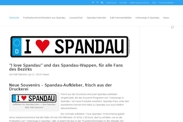 WordPress website example screenshot