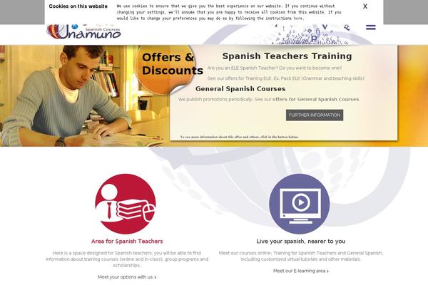 spanishcoursesunamuno.com site used Scu