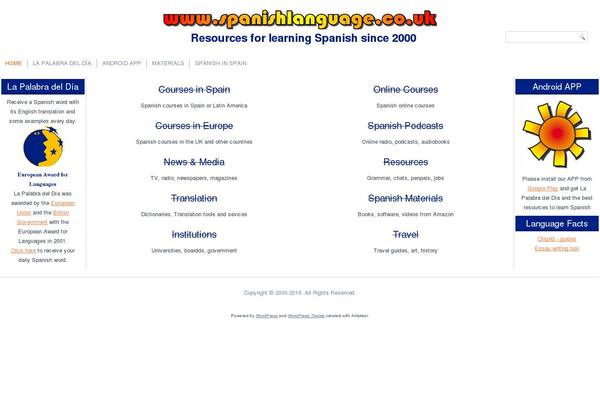 WordPress website example screenshot