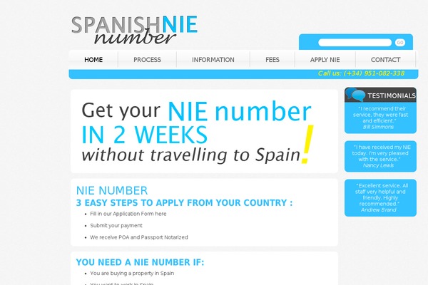 spanishnienumber.com site used Conjuction