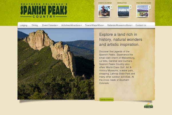 spanishpeakscountry.com site used Spanishpeaks