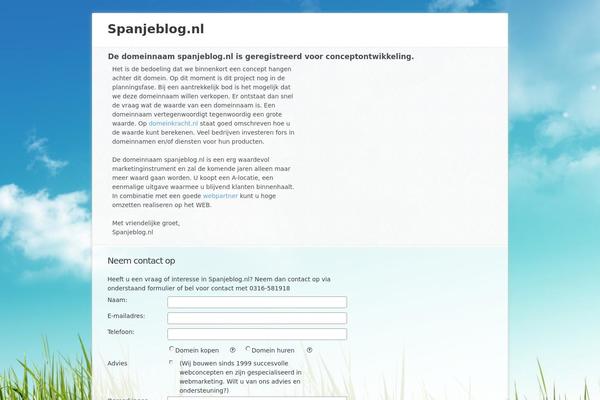 spanjeblog.nl site used Criopress
