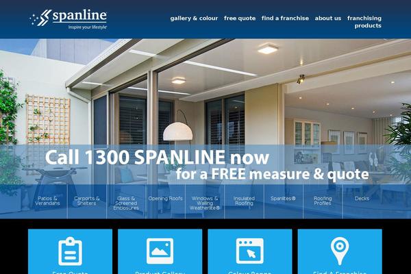 spanline.com.au site used Spanline