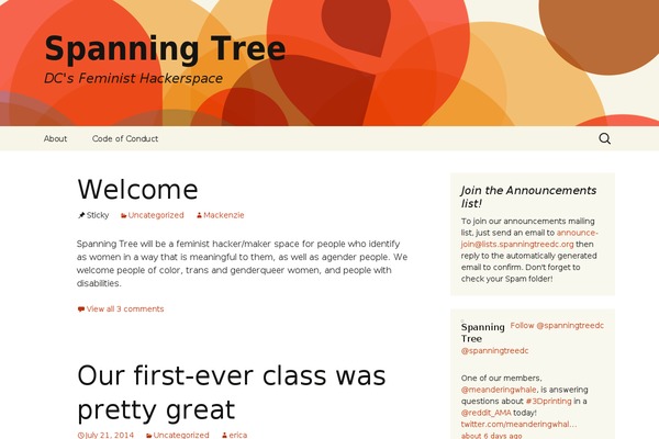 Twenty Thirteen theme site design template sample