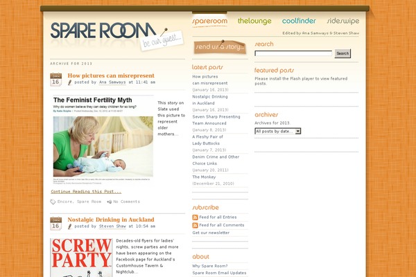 spareroom.co.nz site used Spareroom-widescreen