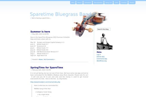 Violinesth theme site design template sample