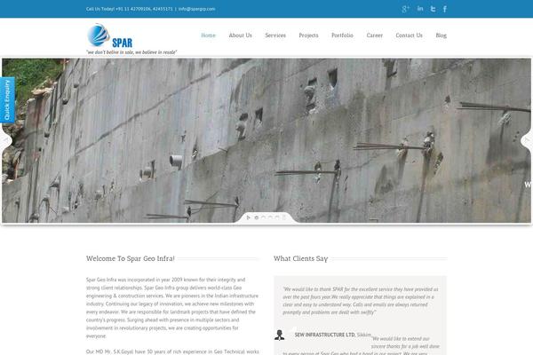 Avada theme site design template sample