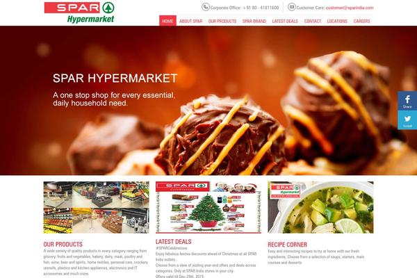 spar theme websites examples