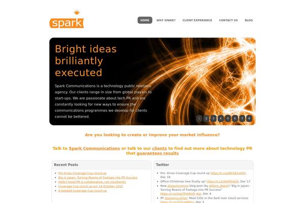 WordPress website example screenshot