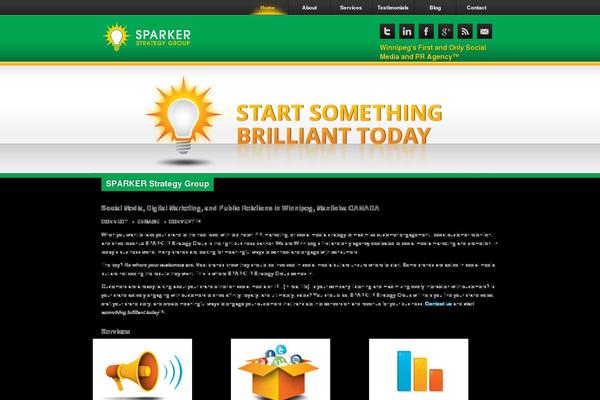 sparkerstrategy.ca site used Sparker