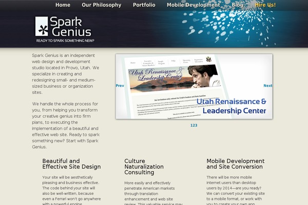 sparkgenius.com site used Sparkgenius