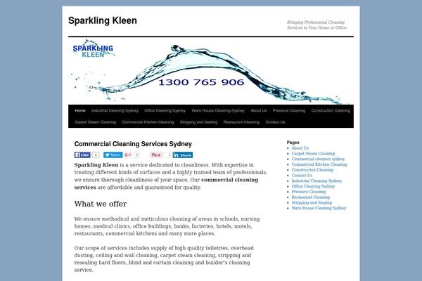 sparklingkleen.com.au site used Twenty Ten