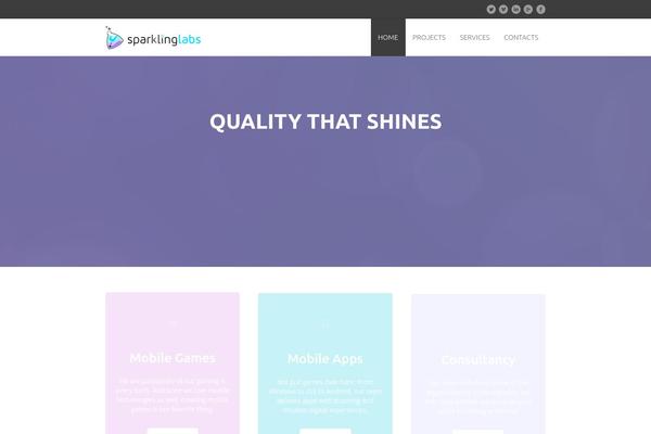 GoodDay theme site design template sample