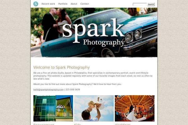 Prophoto4 theme site design template sample