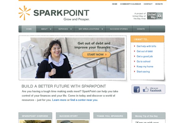 sparkpointcenters.org site used Sango-theme-poripu