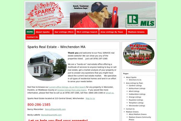 WordPress website example screenshot