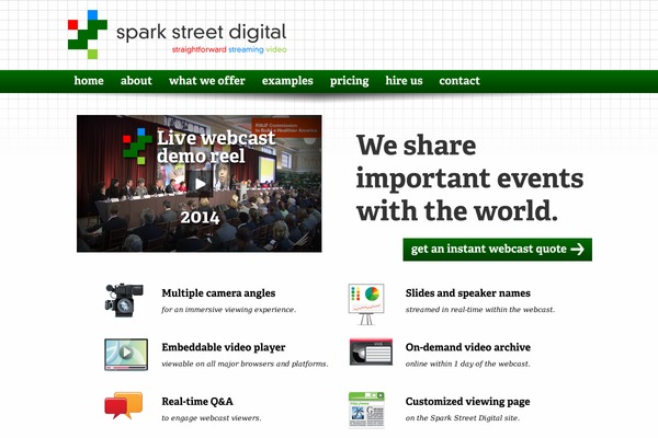 sparkstreetdigital.com site used WP Framework