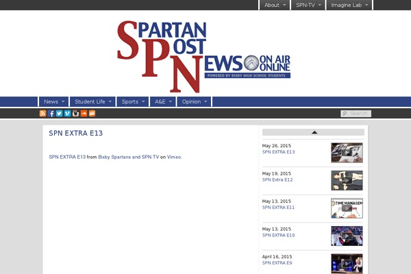 WordPress website example screenshot