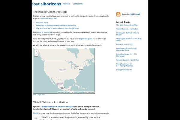 spatialhorizons.com site used Sh4