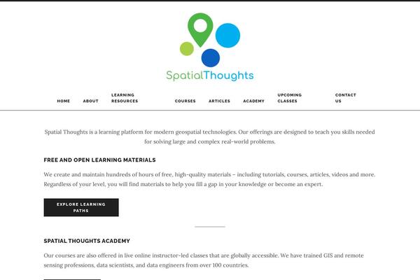 spatialthoughts.com site used Promenade