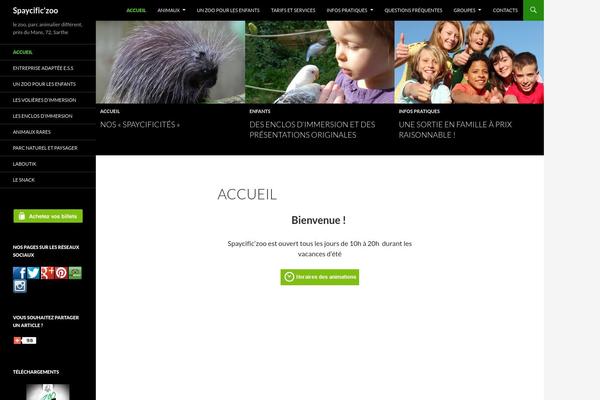 Twenty Fourteen theme site design template sample