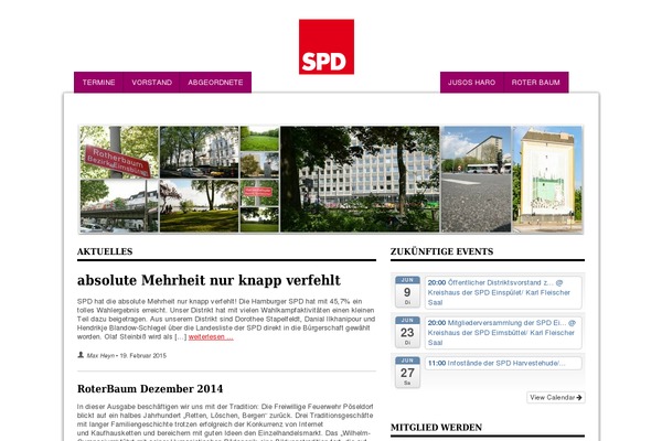 WordPress website example screenshot